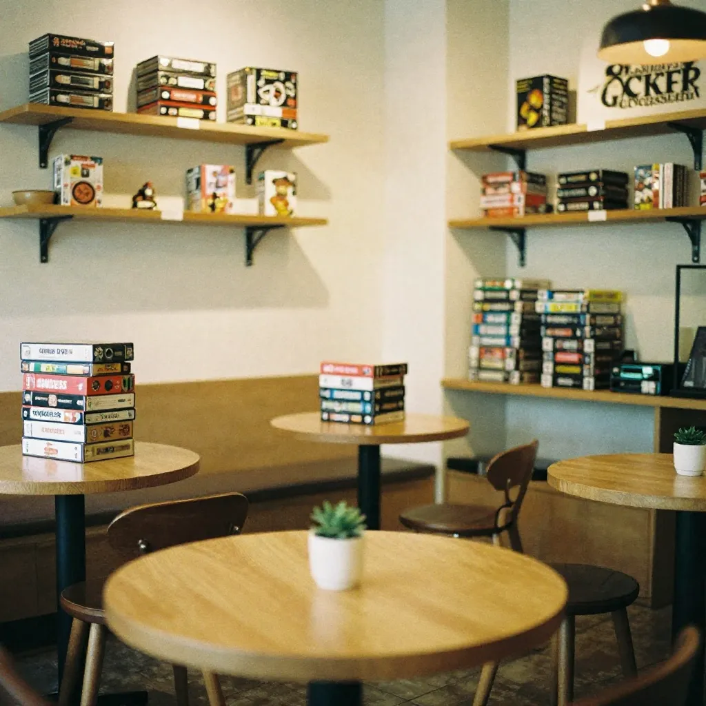 Party game with colorful cards