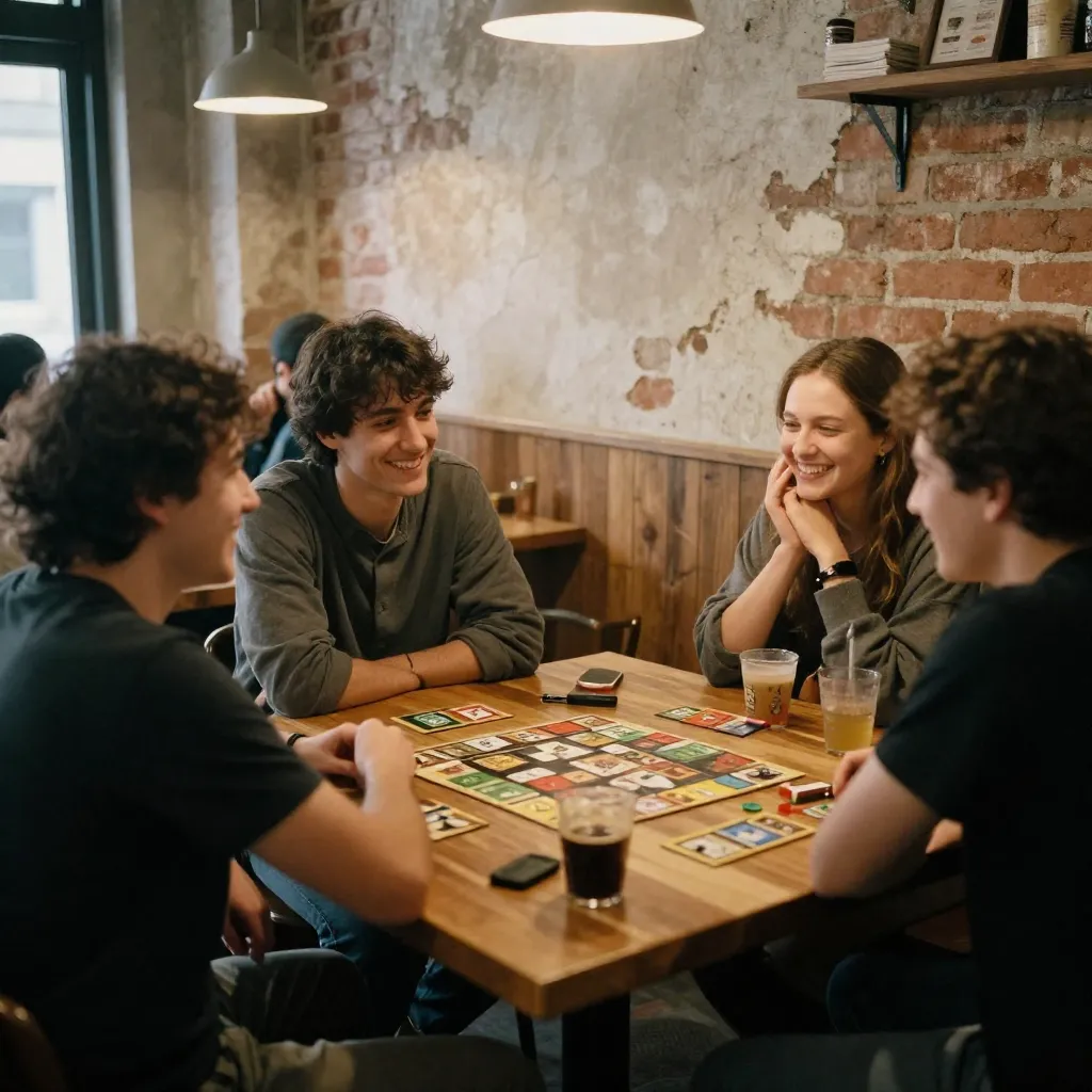 Beginner game night in progress