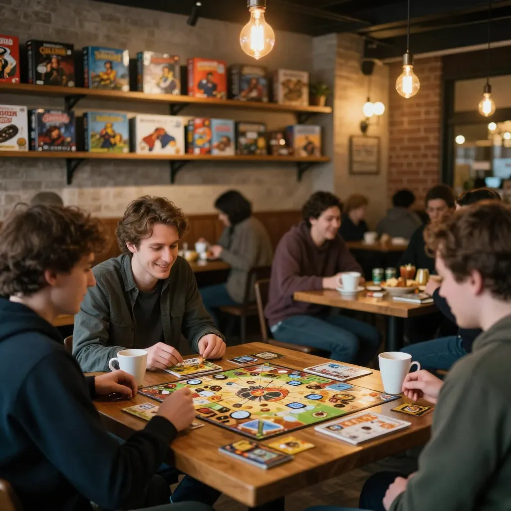 Kids workshop session with children playing